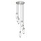 Z-Lite Arden Chandelier, 7-Light, 18 In.W x 12 In.H, Brushed Nickel/Clear 651P-7R-BN - alternate 1